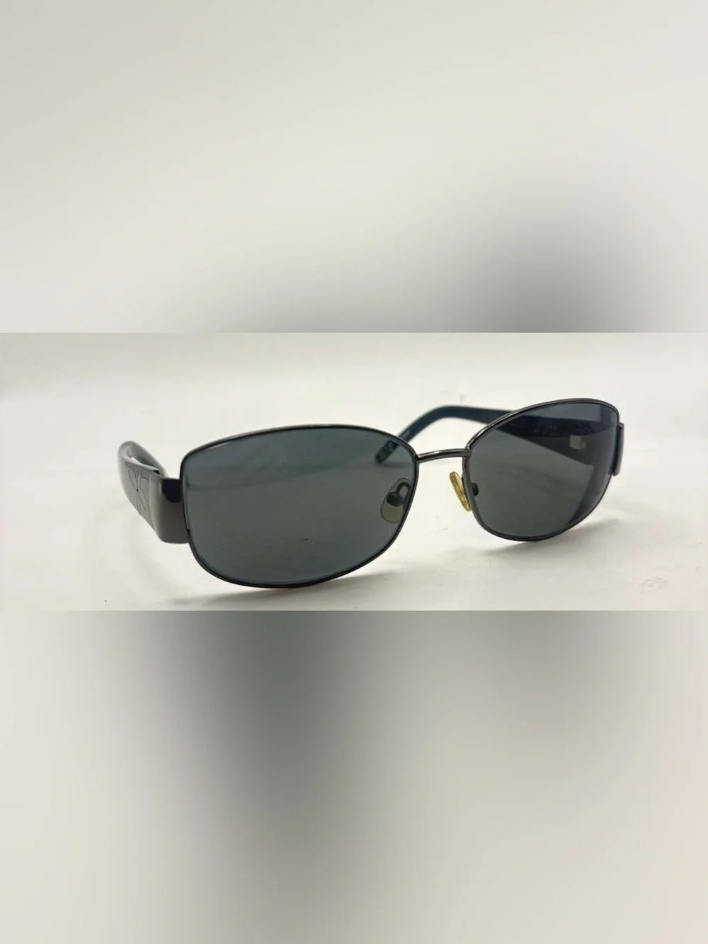 Saks Fifth Avenue S5A 42/S Gunmetal Oval Sunglasses Frames Only